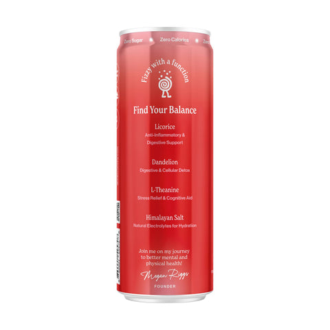 Raspberry Stabilize | Functional Sparkling Water (12oz Individual cans)