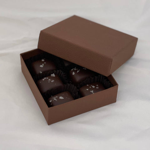 Honey Caramels dipped in 70% Dark Chocolate (2.8oz)