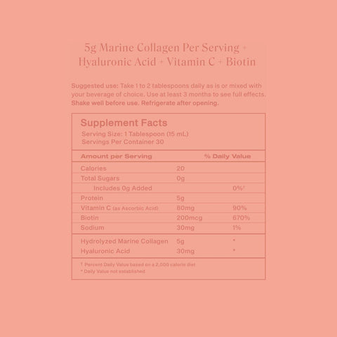 Liquid Marine Collagen Sachet - Peach Elderflower CASE PACK