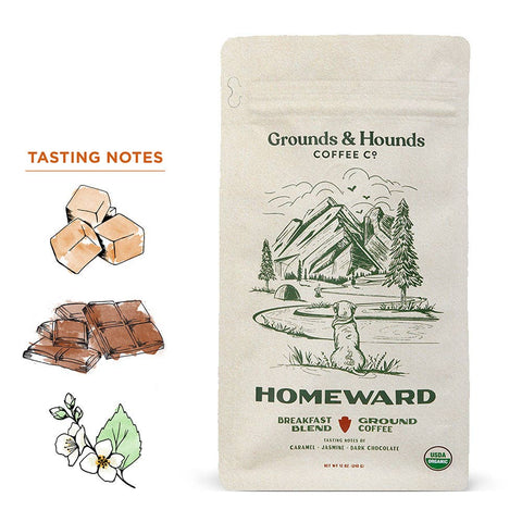 Homeward Breakfast Blend Ground Coffee (12oz bag)